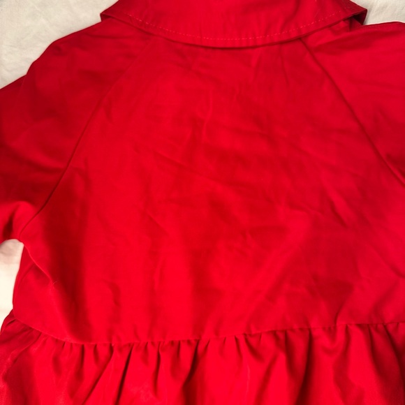 SHEIN Girl Vibrant Red Dress Coat/Jacket dressy Fall Size 6 - Picture 7 of 7